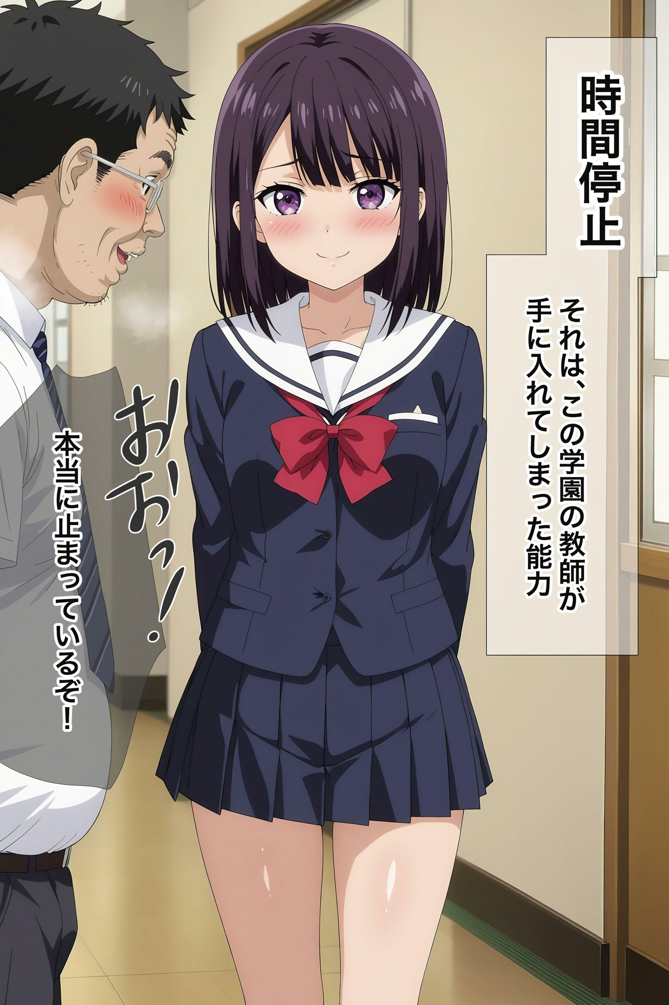 サンプル画像4:変態教師が時間停止でイタズラ♪(スクールパラダイス) [d_460894]