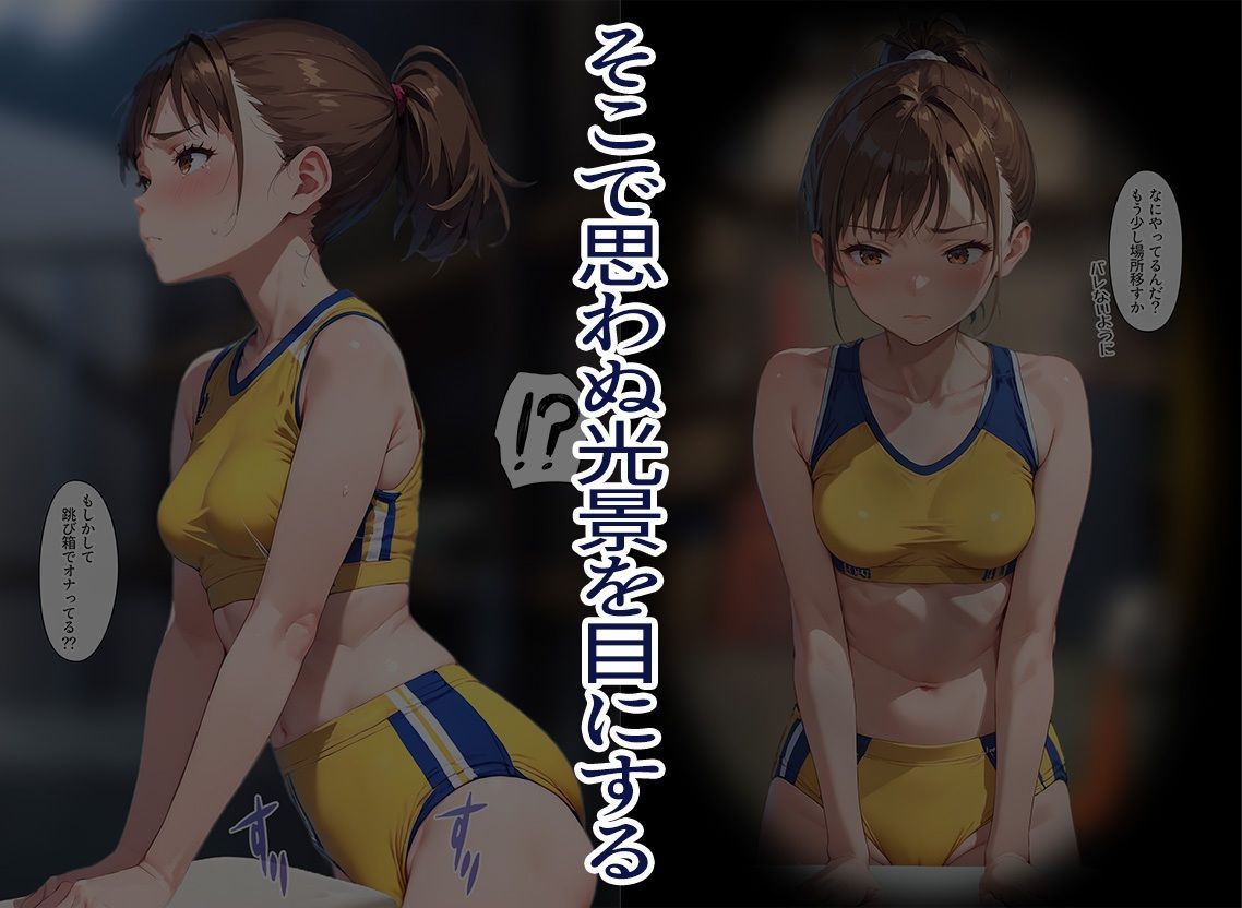 サンプル画像2:陸上部美少女エースの秘密のルーティーン(まかろにペンギン) [d_461013]