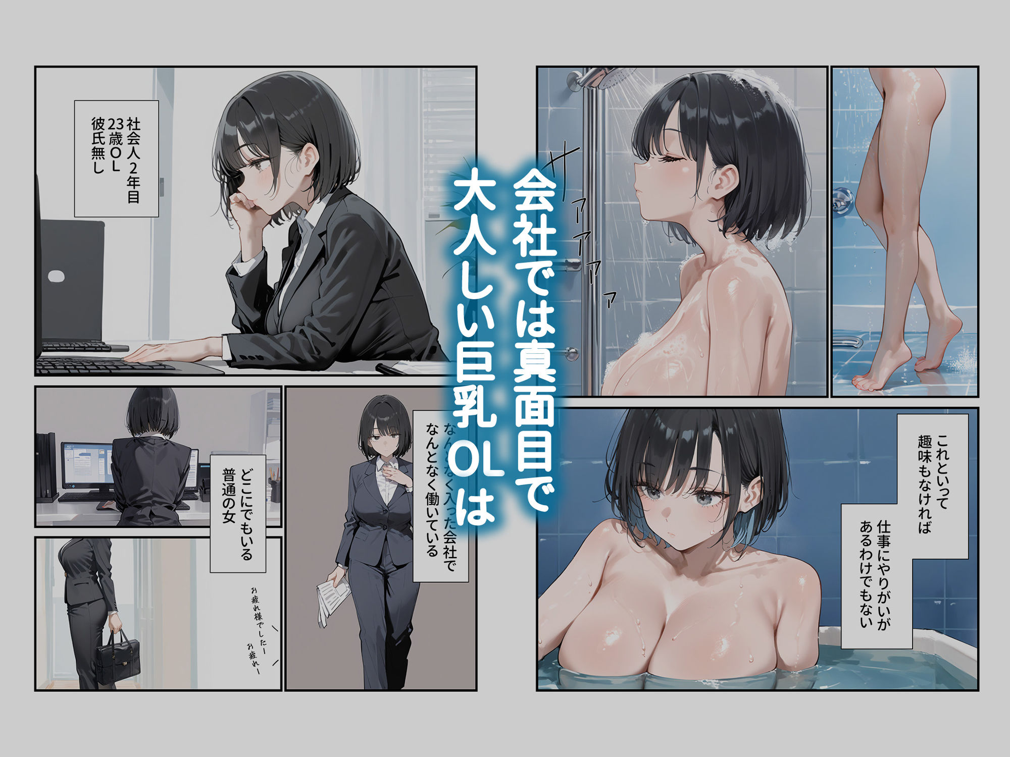 サンプル画像1:裏垢がバレたせいで上司の玩具にされました(おぺんぺん) [d_461119]