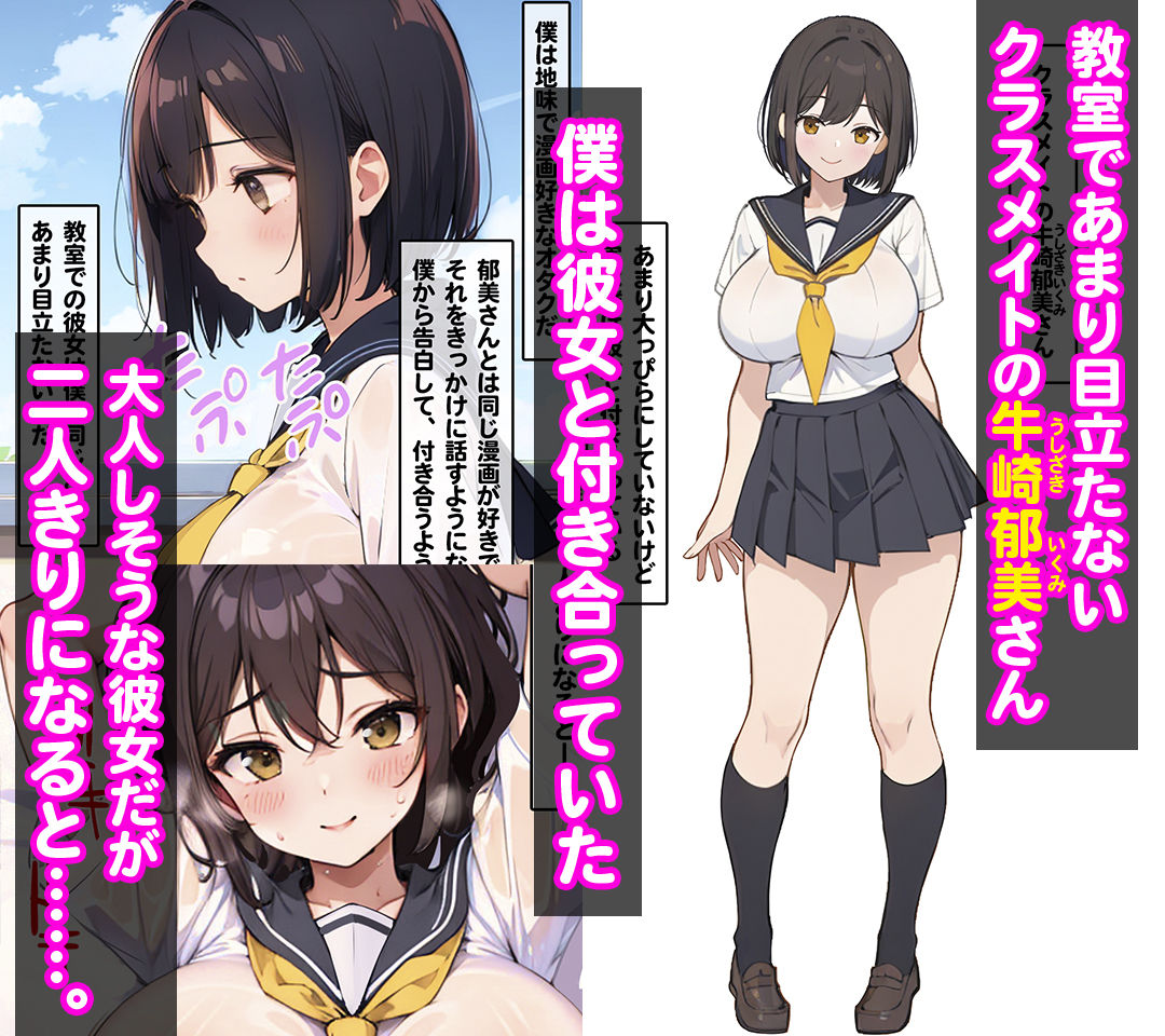 サンプル画像1:牛崎郁美の寝取られ報告〜ある日、僕の彼女はヤリチン先輩のセフレになっていた〜(ぬき処もんもん) [d_461282]