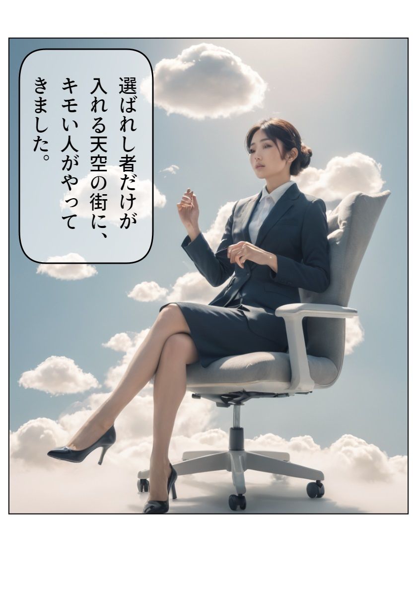 サンプル画像1:天空の街1(100円均一) [d_461579]