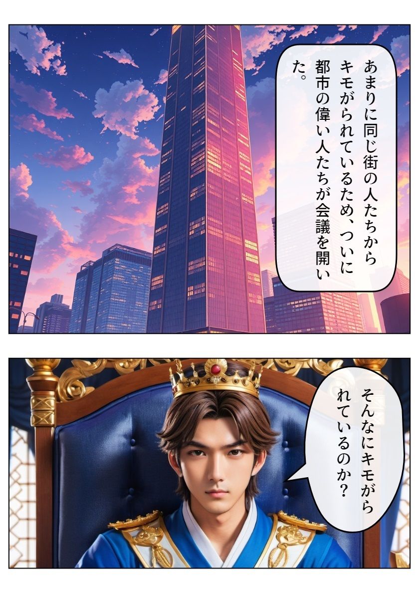 サンプル画像4:天空の街1(100円均一) [d_461579]