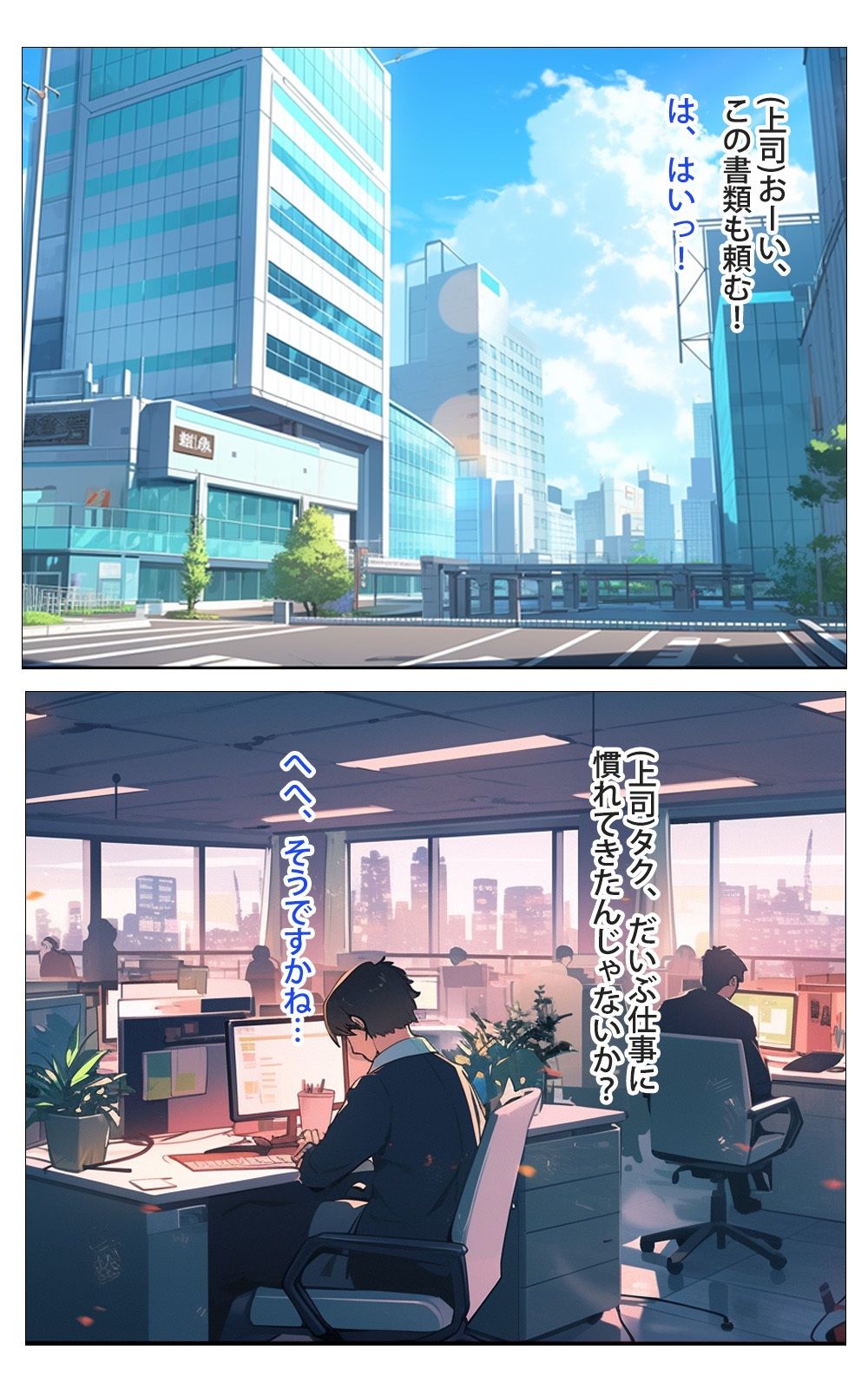 サンプル画像1:あこがれの先輩は会社でやりたい放題(めめめ) [d_462444]