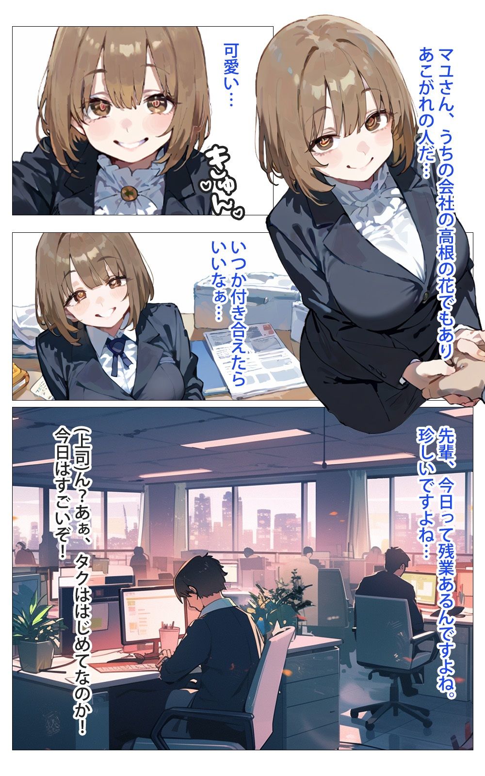 サンプル画像3:あこがれの先輩は会社でやりたい放題(めめめ) [d_462444]