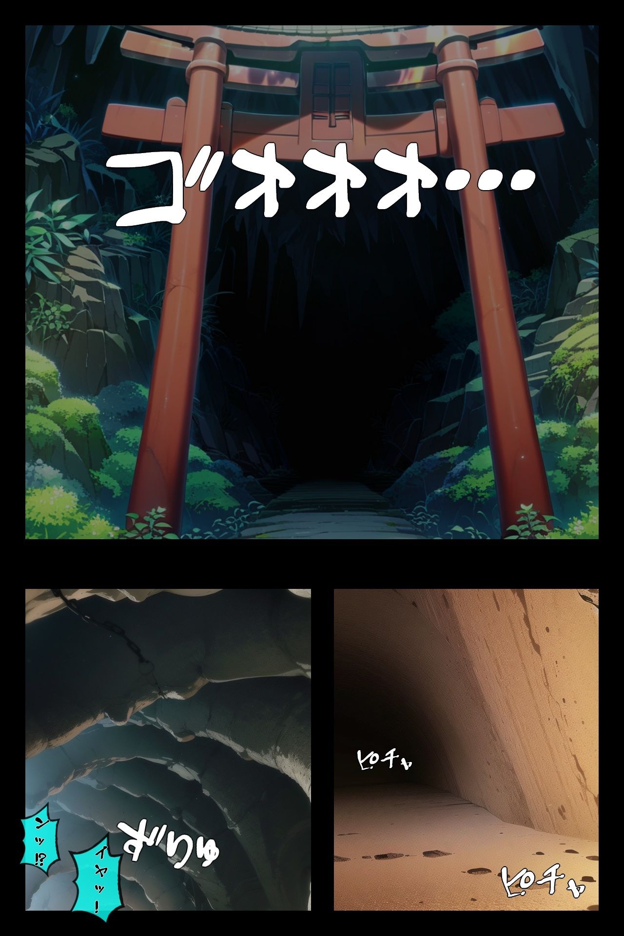 サンプル画像1:TS巫女は神の触手に犯●れる(AIでも愛はある) [d_463142]