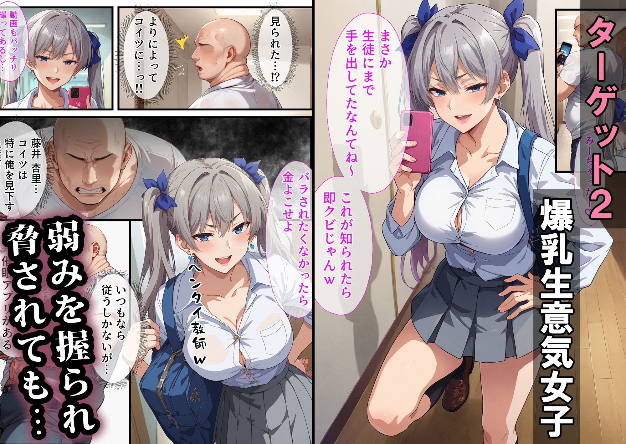 サンプル画像5:催●おじさんに支配された女達〜女子校生編3(もしもの世界) [d_463597]