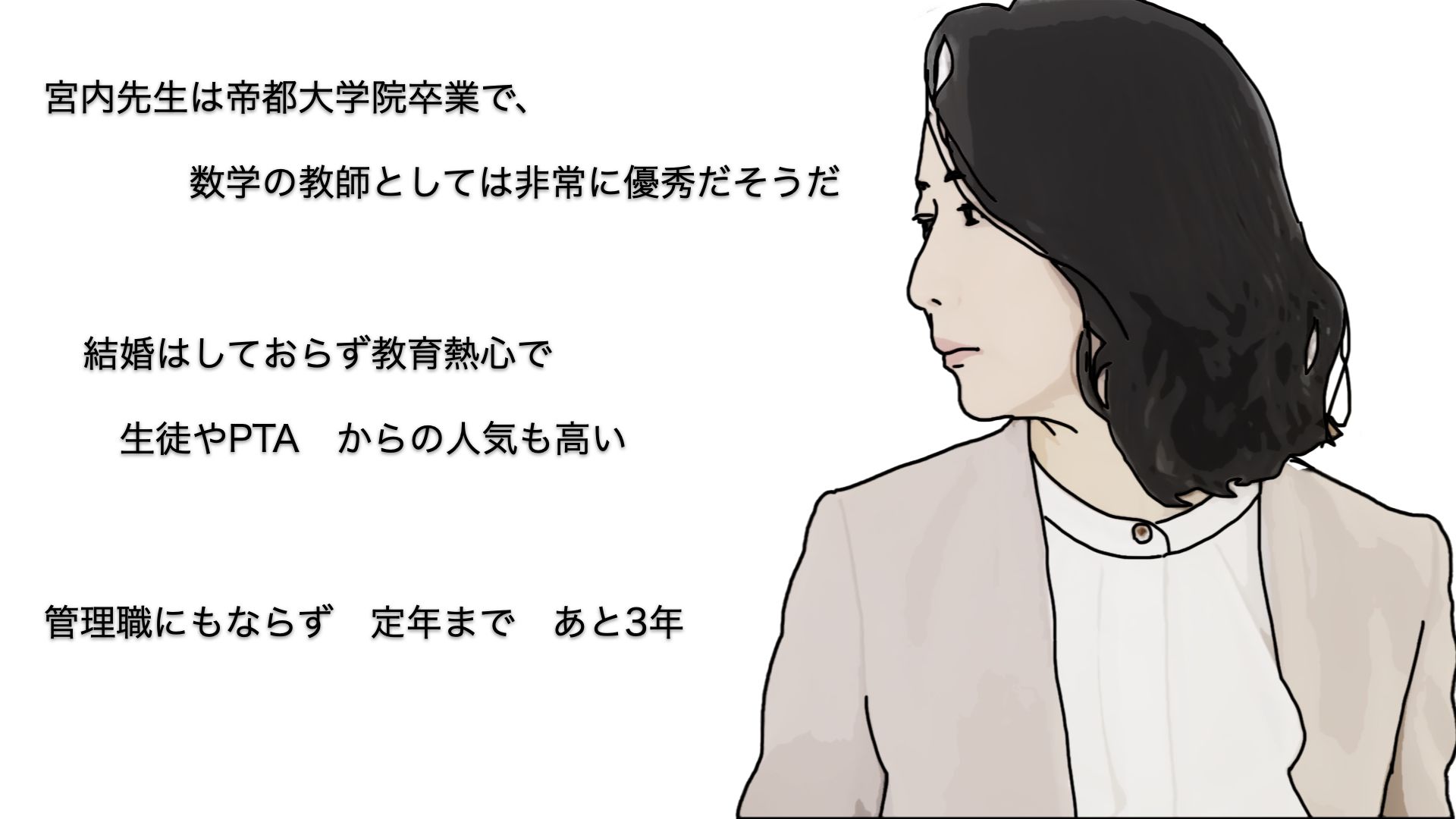 サンプル画像4:熟女教師 宮内貴子52歳 序章(あいうえ男) [d_463683]