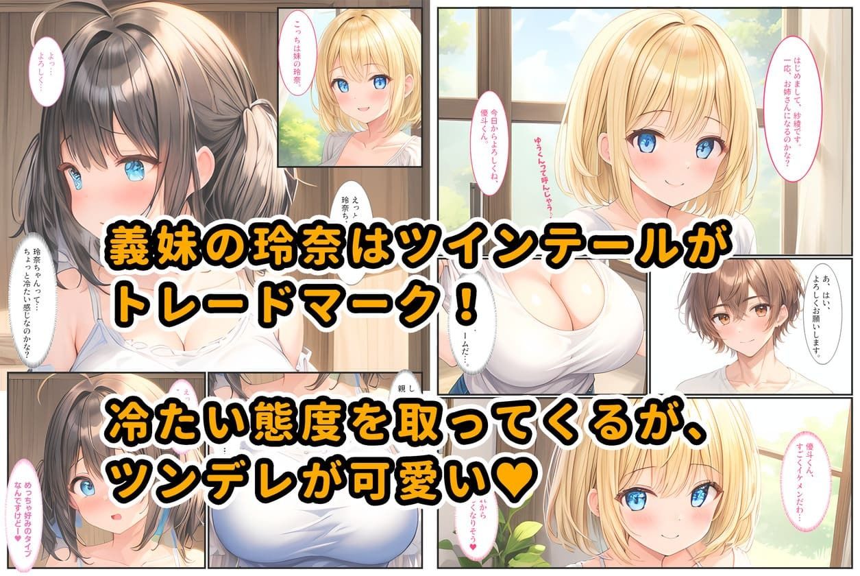 サンプル画像2:巨乳姉妹と家族になったら毎日セックスしています(StudioSR) [d_463725]