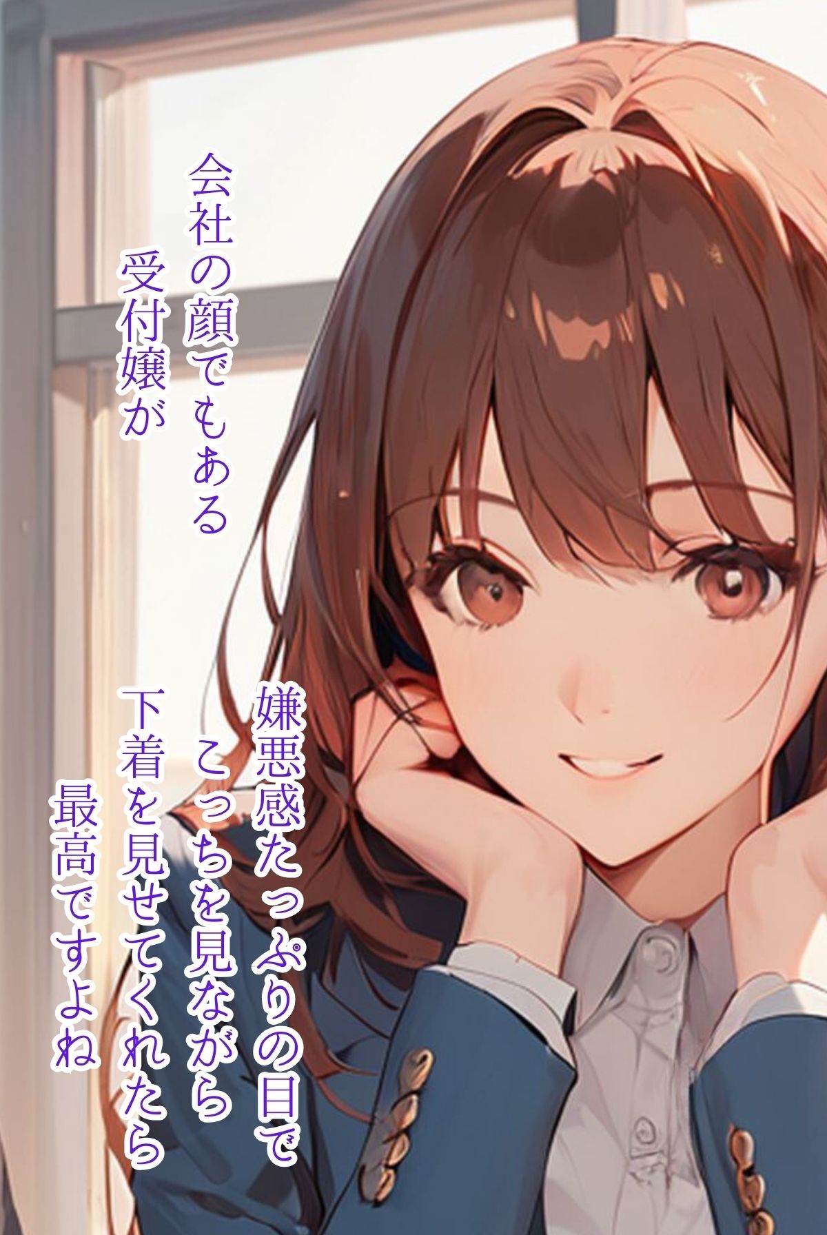 サンプル画像2:嫌悪感たっぷりの目で下着を見せて欲しい 受付嬢3年目 天野夏鈴編(コミックダイス) [d_464035]