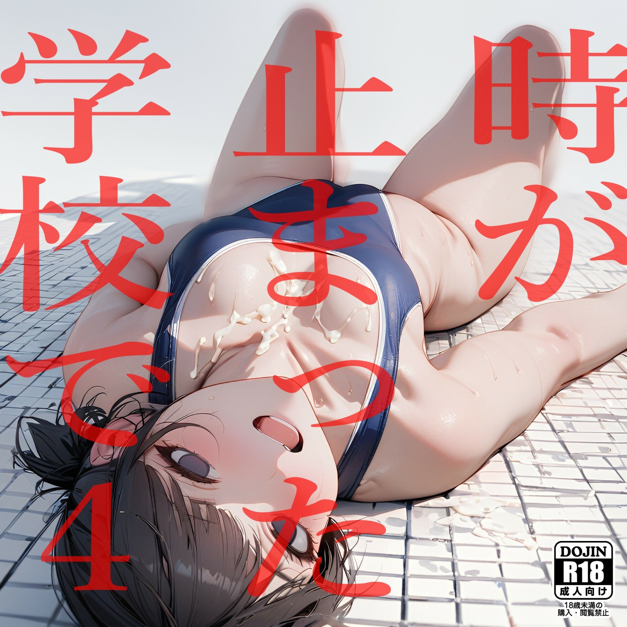 サンプル画像1:時が止まった学校で4(電脳戯画) [d_464385]