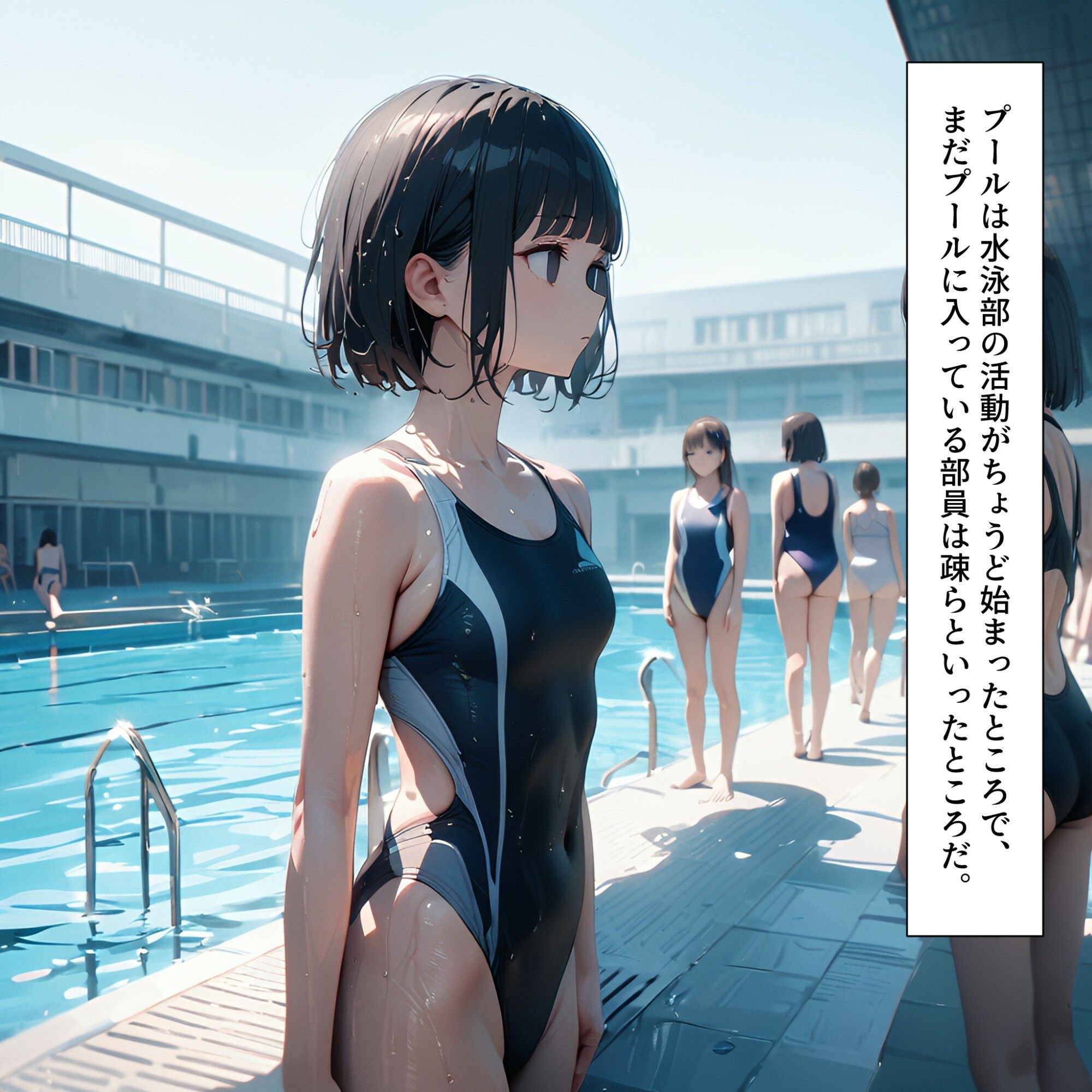 サンプル画像2:時が止まった学校で4(電脳戯画) [d_464385]