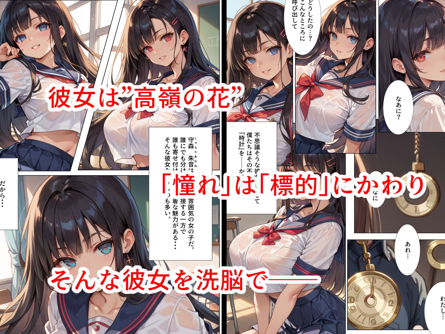 サンプル画像1:巨乳女子○校生は洗脳セックスでママになる(サタケのすみか) [d_464521]