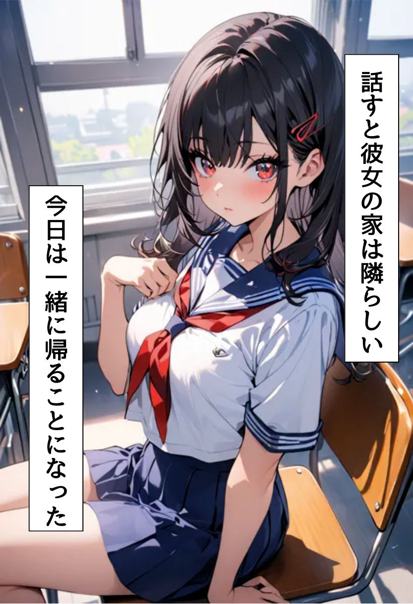 サンプル画像3:隣の家の可愛い転校生とセフレになった話(にじいろ☆がーるず) [d_465200]