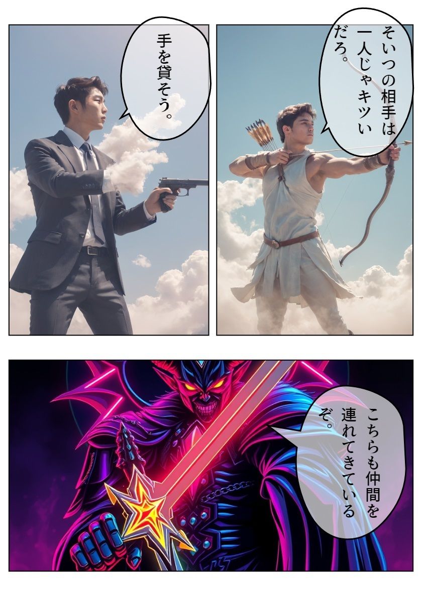 サンプル画像1:天空の街2(100円均一) [d_465485]