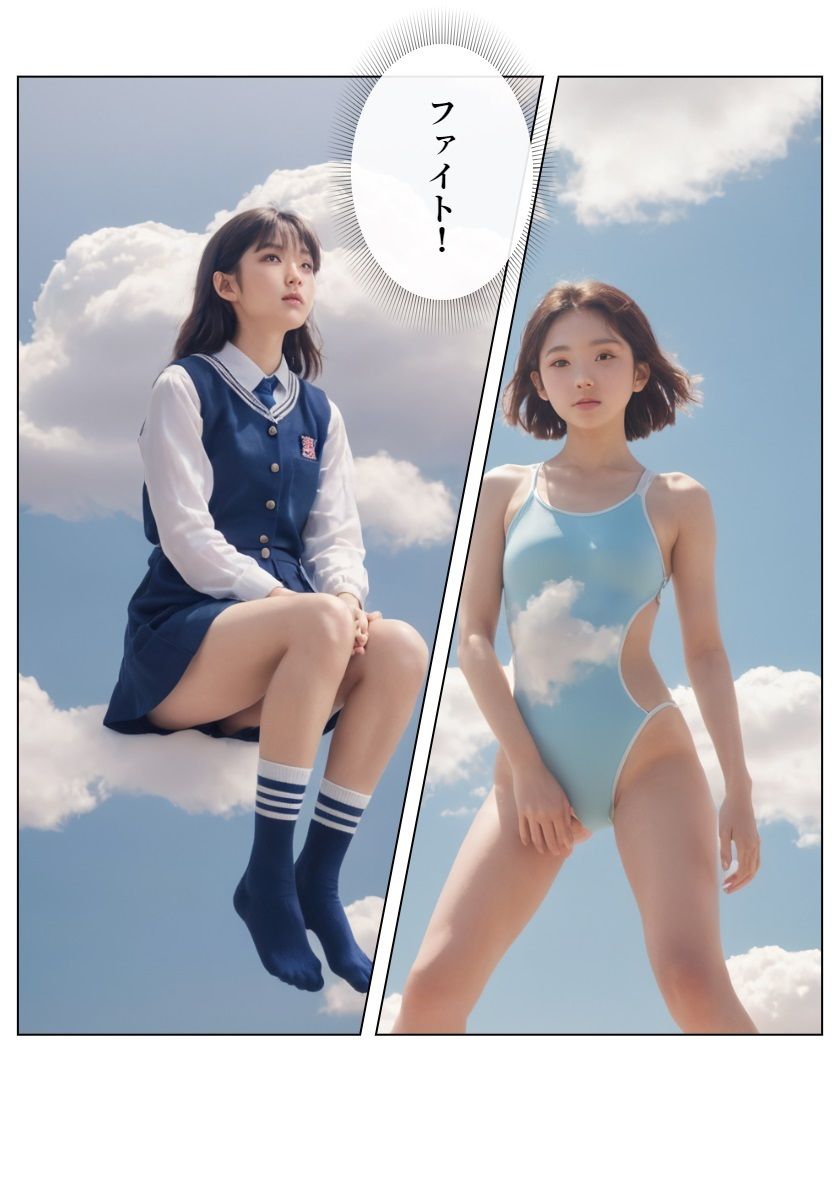 サンプル画像2:天空の街2(100円均一) [d_465485]