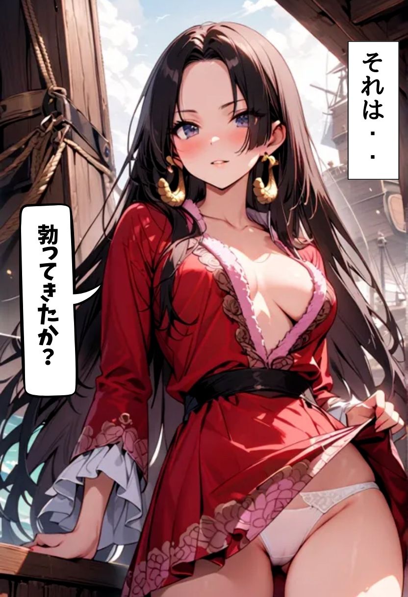 サンプル画像3:超淫乱ハンコックと海賊船輪●プレイ(れじぇんど☆がーるず) [d_465851]