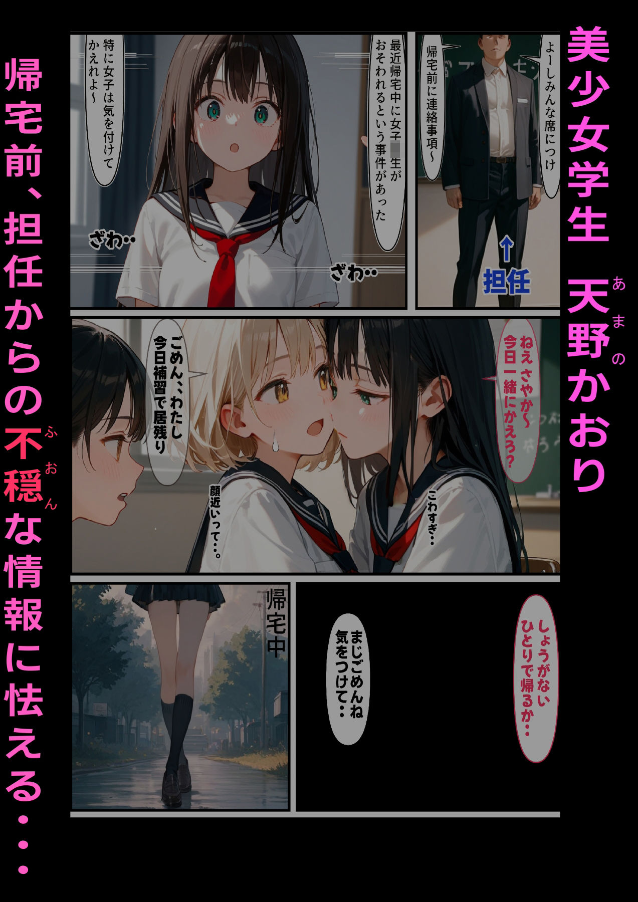 サンプル画像1:犯●れ美少女シリーズ_ヘンタイおやじに捕まったJKの末路2(裏だろす) [d_466307]