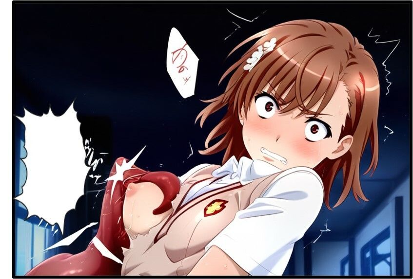 サンプル画像3:御〇美琴 vs ぬるぬる触手【コミック】(Nakki_触手・ヒロピン) [d_466440]