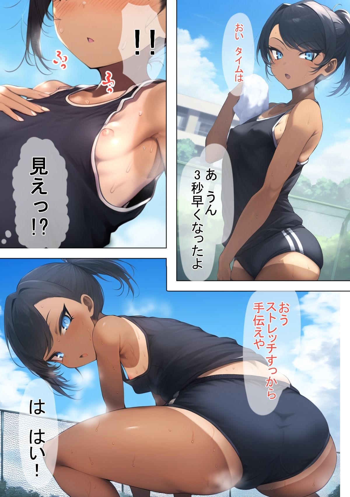 サンプル画像1:性欲に負けて俺っ娘ちゃんを〇したら弱み握られて(えびくらげ) [d_466530]