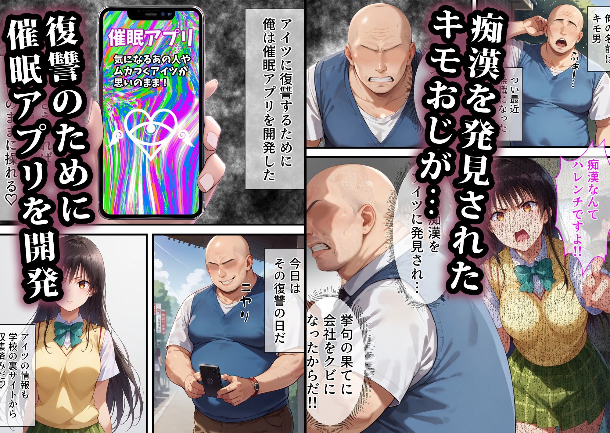 サンプル画像1:催●おじさんに支配された女〜古手〇唯編(もしもの世界) [d_466801]