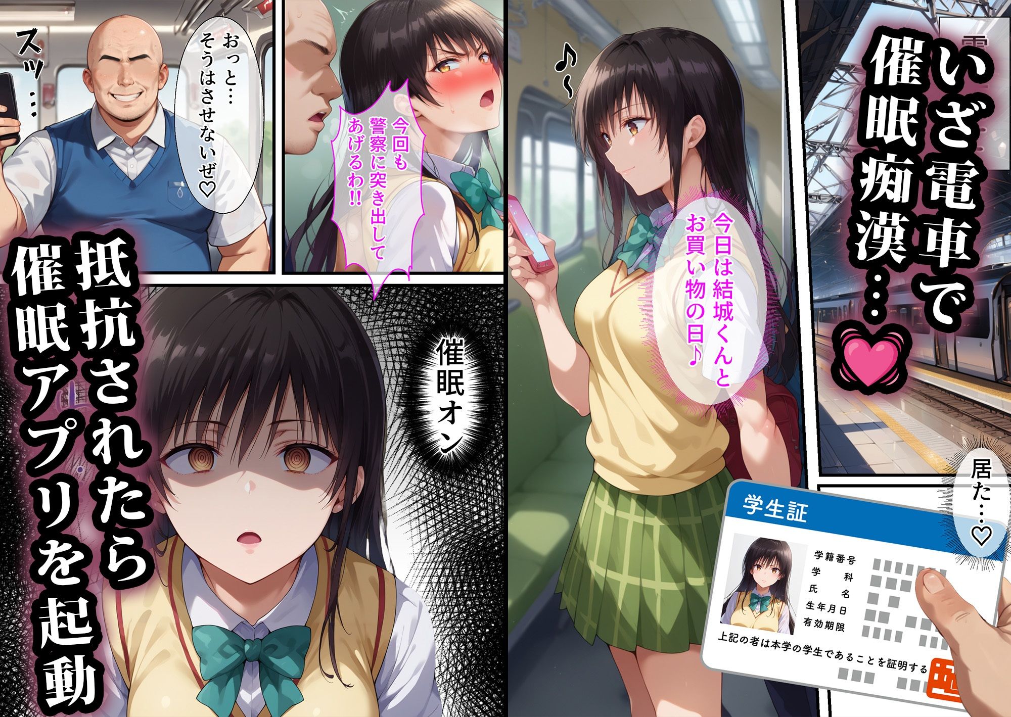 サンプル画像2:催●おじさんに支配された女〜古手〇唯編(もしもの世界) [d_466801]