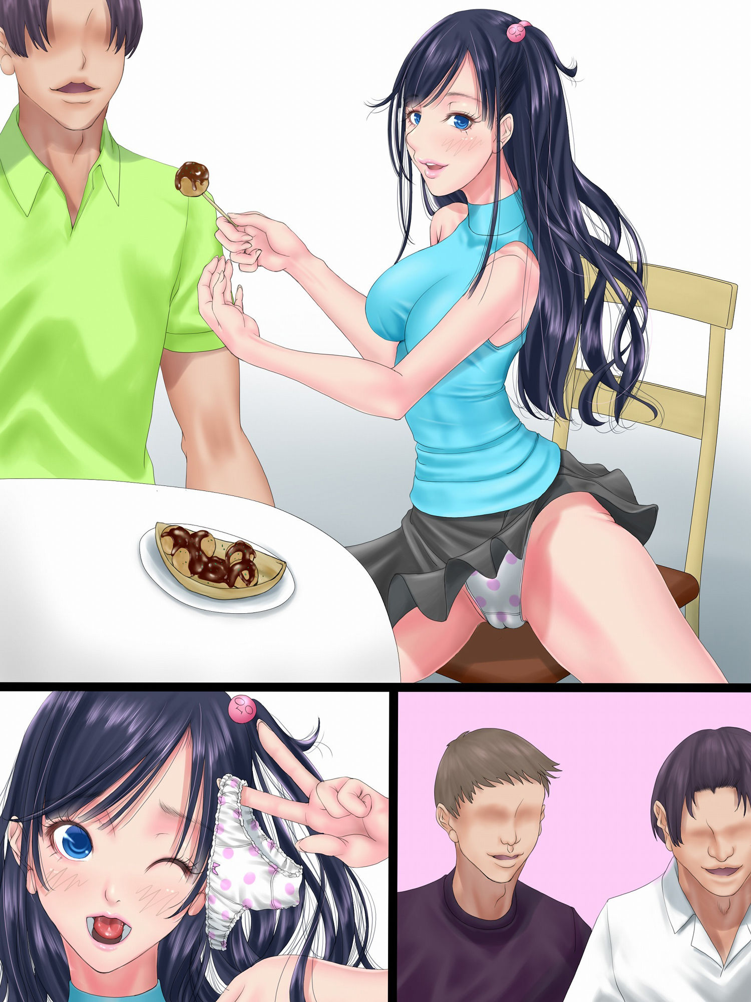 サンプル画像2:恋盗人3 〜クラスで人気のあの子は、レ〇プ待ちするほどの変態女でした〜(あとりえ牡丹) [d_467243]