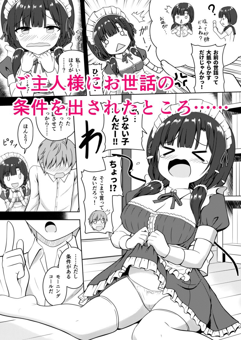 サンプル画像2:メイドのお約束(朝の曲がり角) [d_467836]