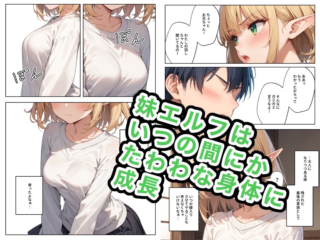 サンプル画像2:妹エルフは引きこもりたい(ステーキくん) [d_467906]