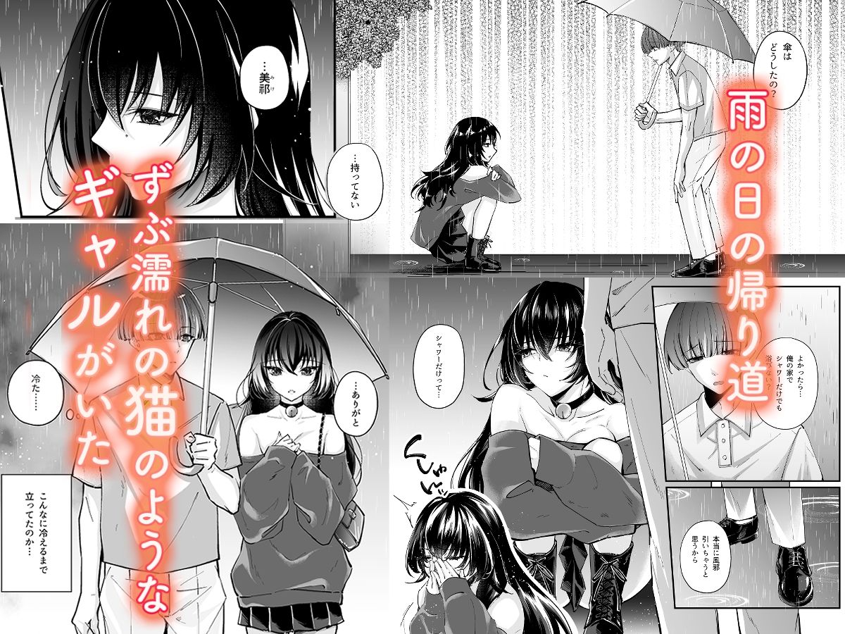 サンプル画像1:ずぶ濡れの猫系ギャルを拾ったので家で飼うことにします(聖華快楽書店) [d_468190]