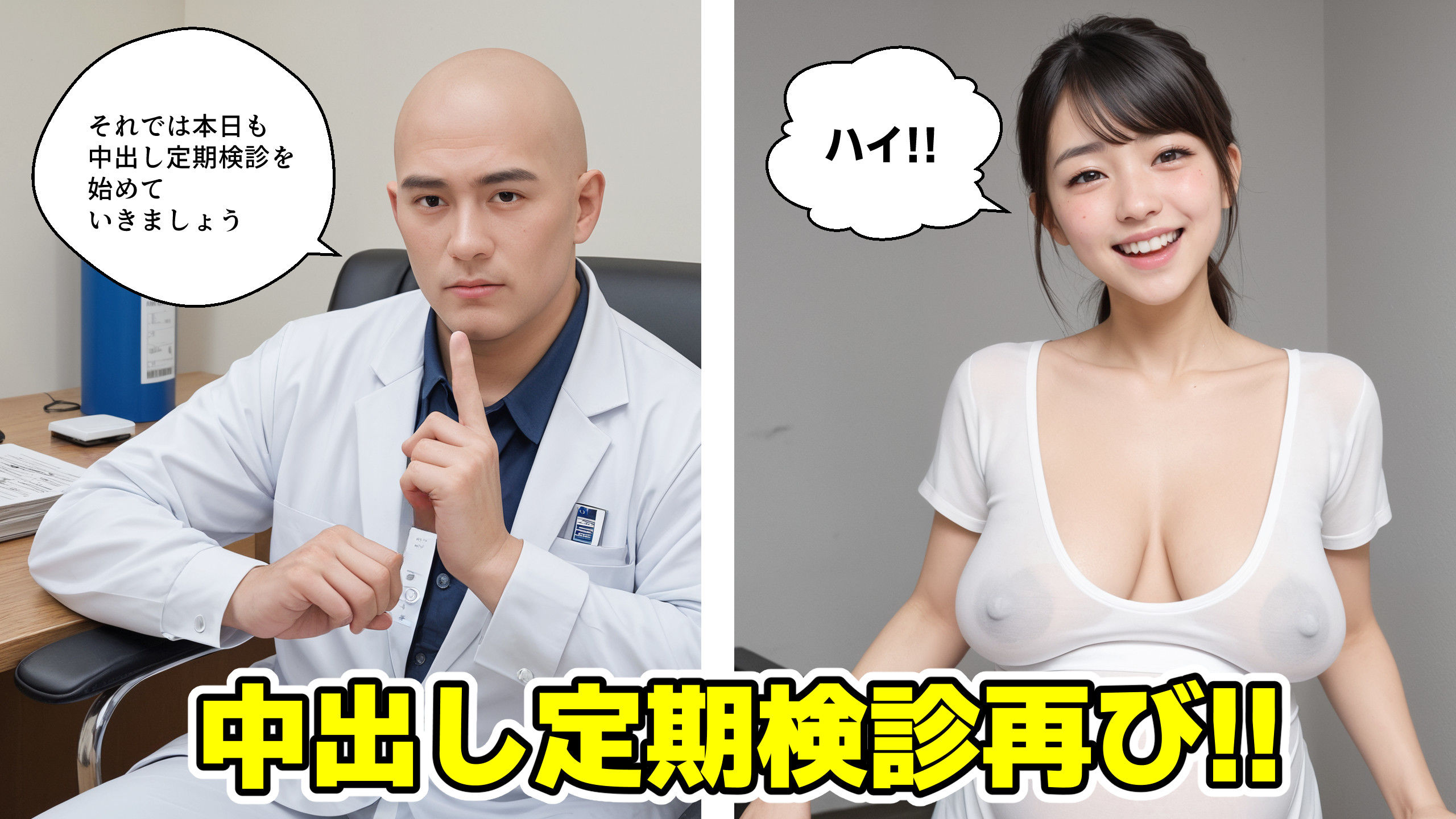 サンプル画像1:ドス黒乳首妊婦 中出し定期検診3【マンガ＋写真集】ぬるぬるローションH(コメットパンチ) [d_468252]