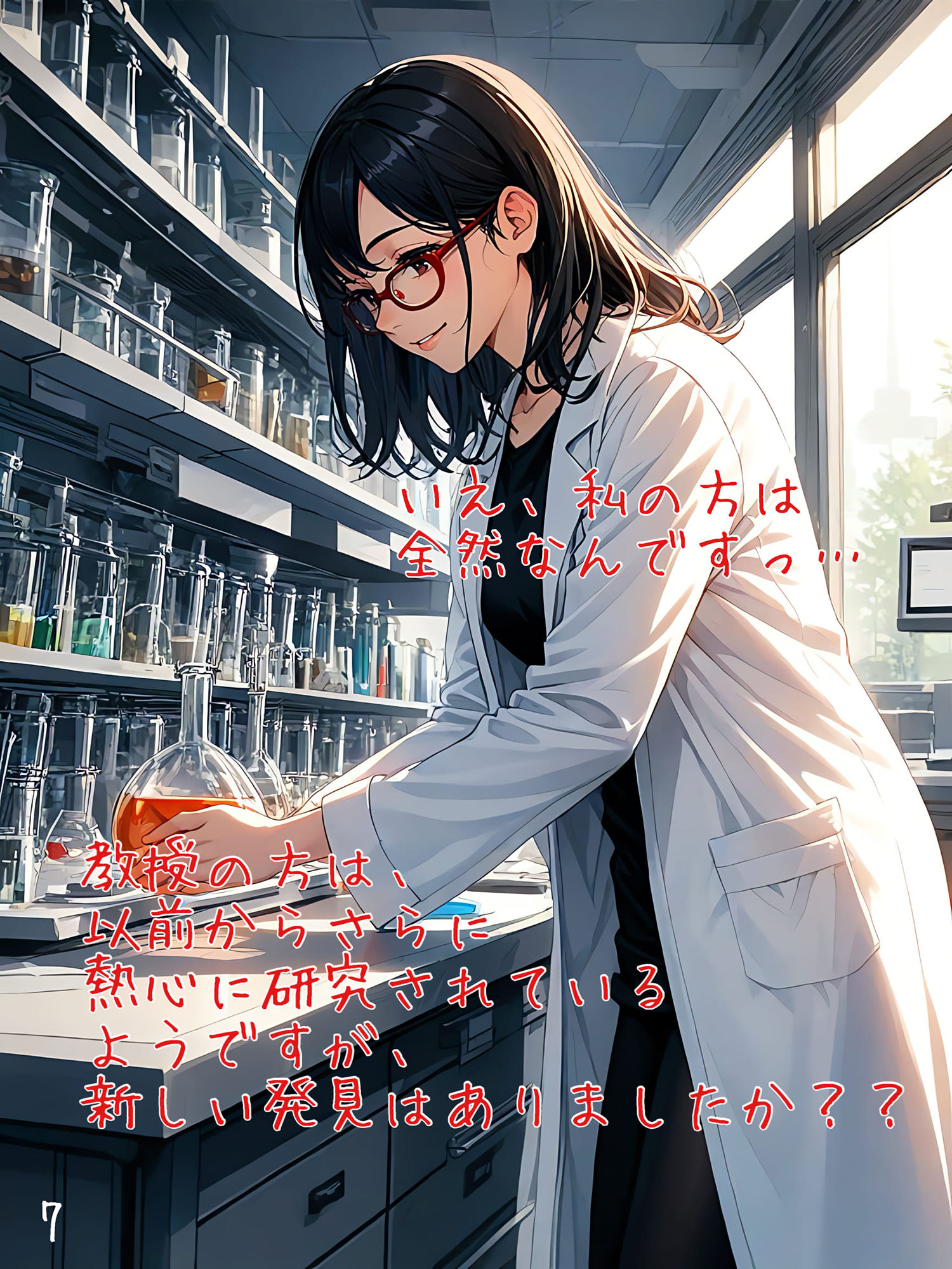 サンプル画像5:【入れ替わり・人体実験】博士のエッチな研究！？(アシスト書店) [d_468328]