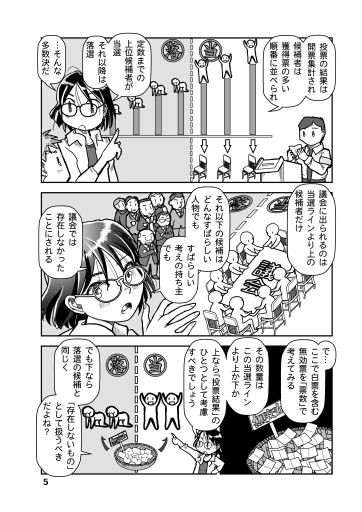 サンプル画像5:選挙はなにがなんでも行くべきか？(まるちぷるCAFE) [d_468487]