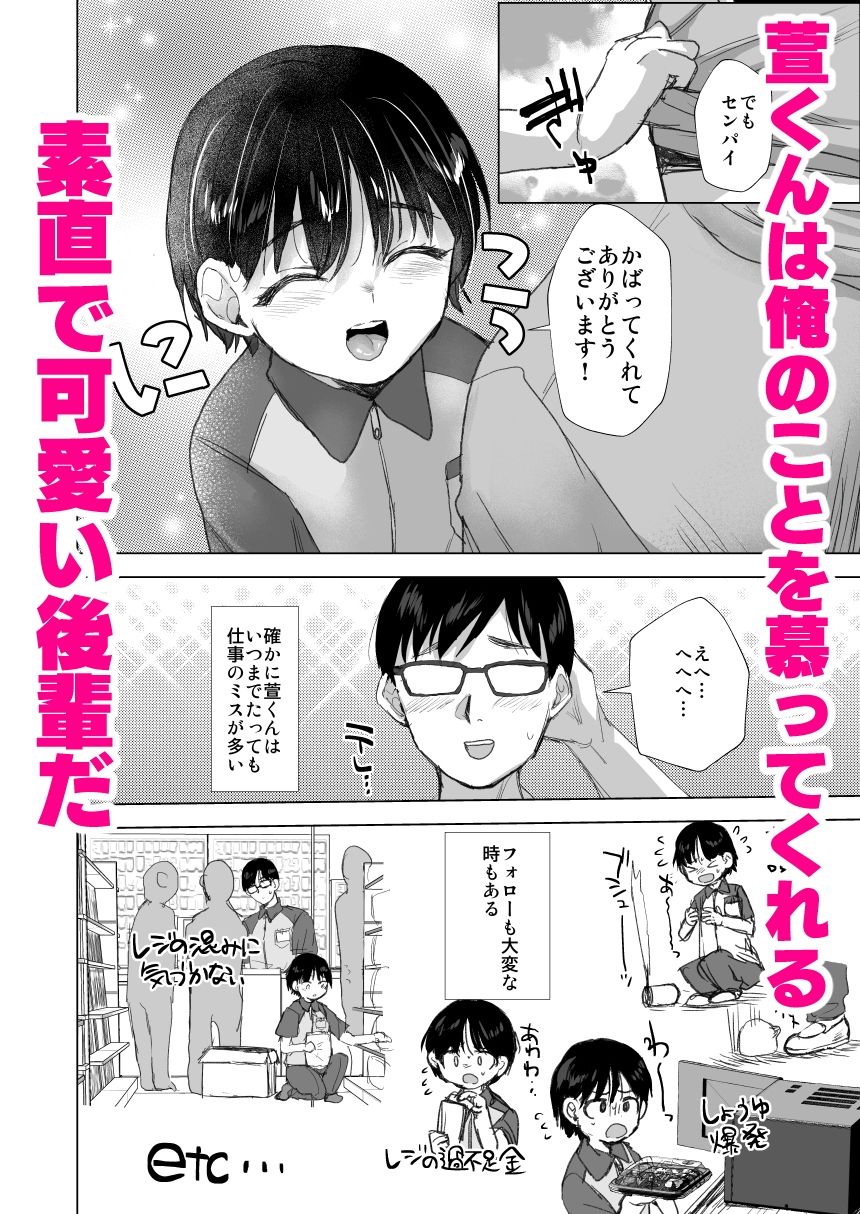 サンプル画像1:ただのバイトの後輩の萱くん(兄が猿) [d_469121]