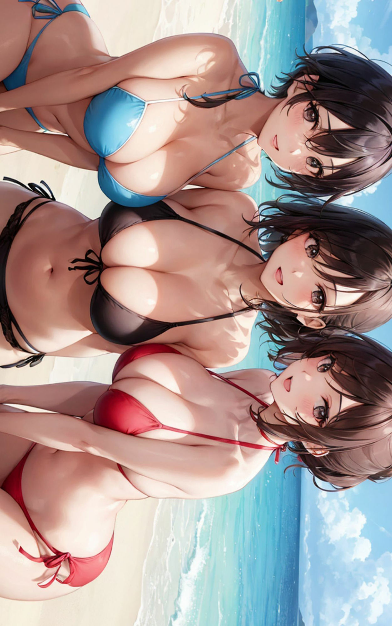 サンプル画像3:ビーチハーレム(1der満) [d_469125]