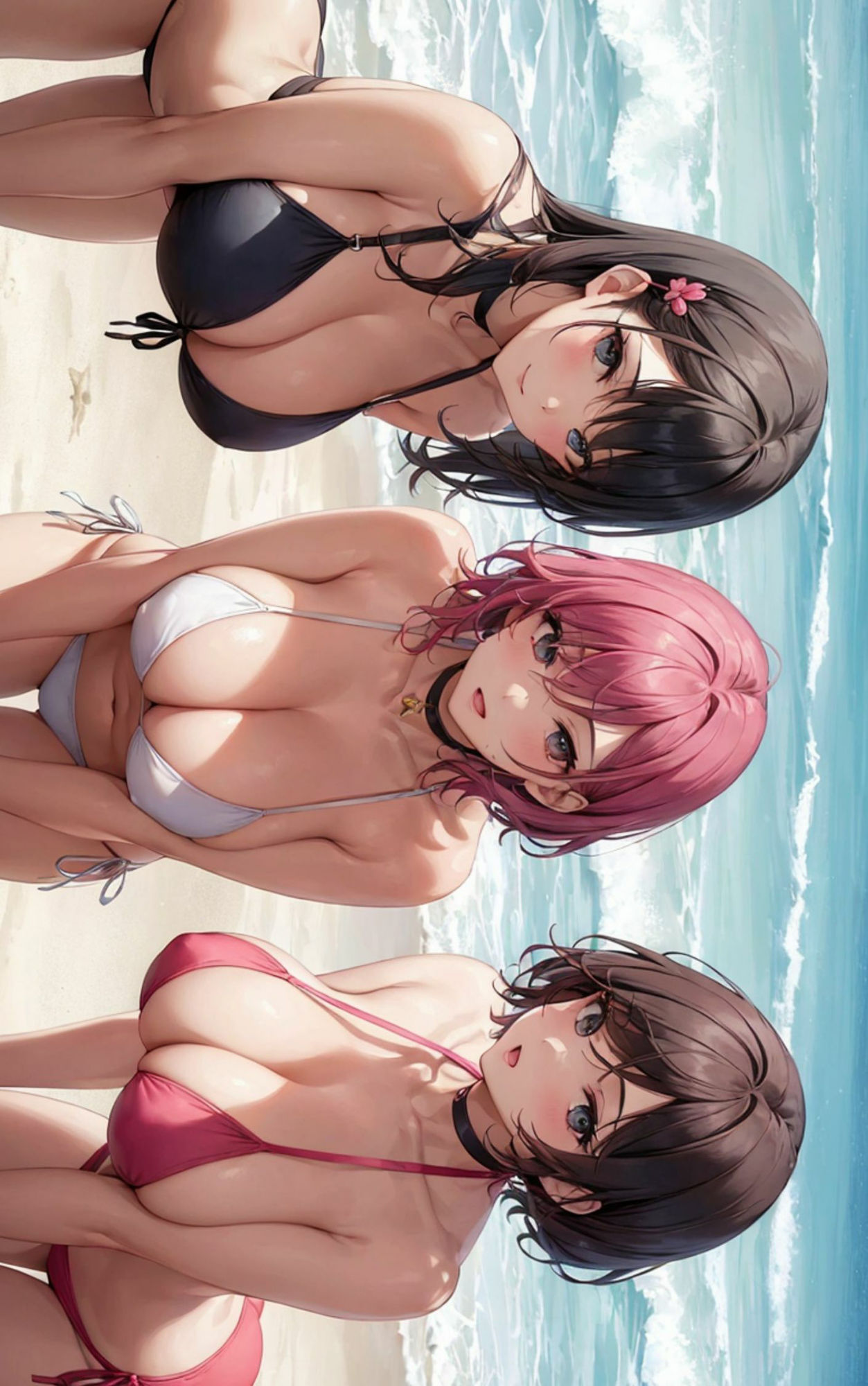 サンプル画像3:ビーチハーレム2(1der満) [d_469439]