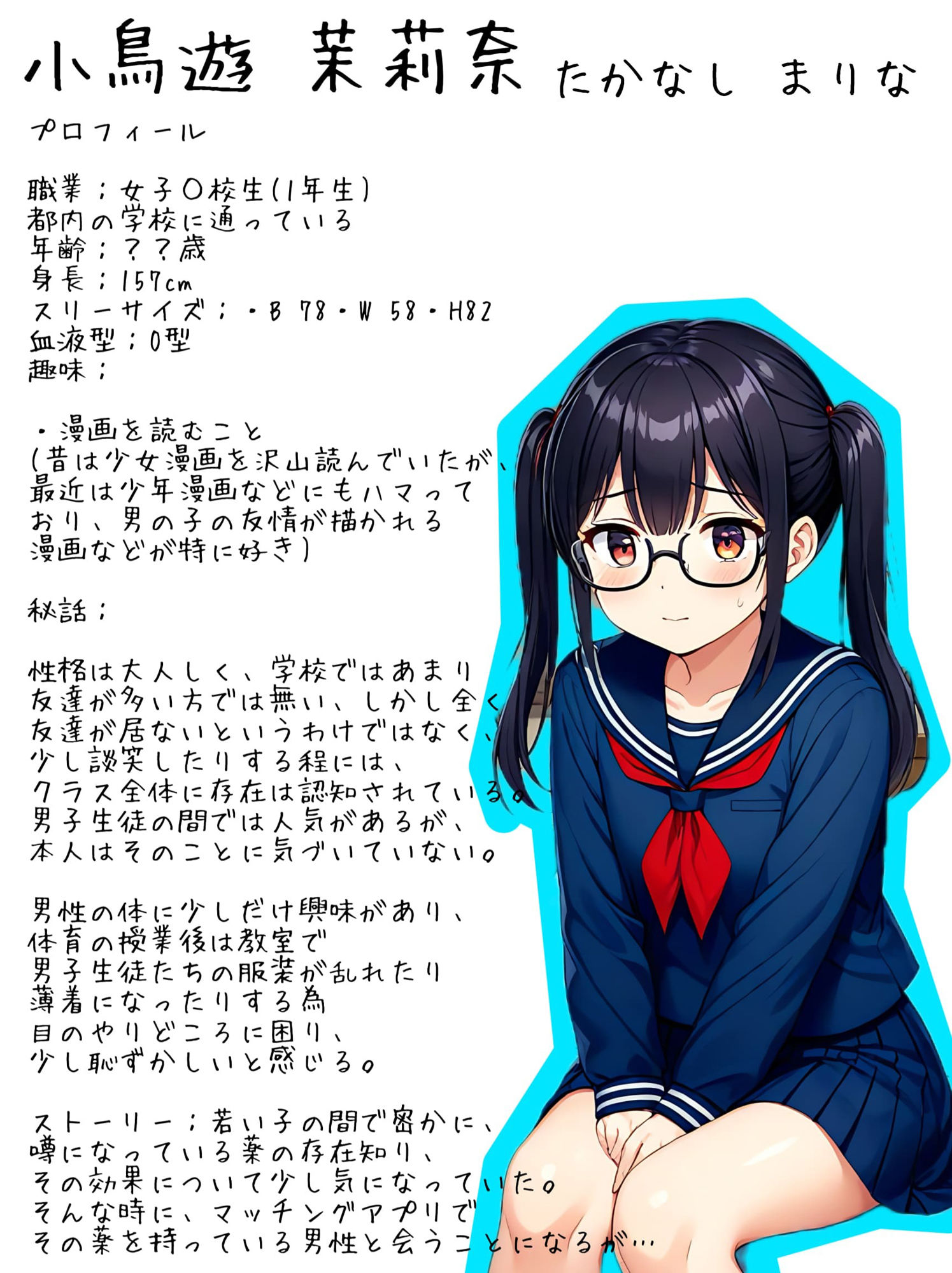 サンプル画像3:【入れ替わり・スク水】マッチングアプリで、今日知り合った女の子と体を交換してみた(アシスト書店) [d_469564]