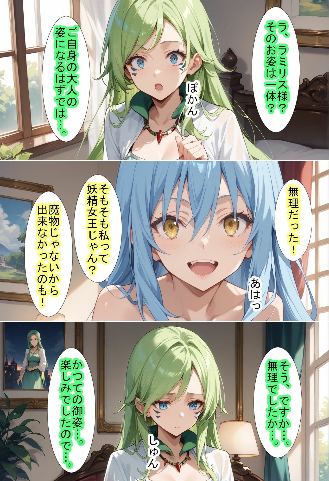 サンプル画像5:【転〇ラ】ラミ〇スのアイデアでトレ〇ニーさんが壊れた件(魔術師プロトン2D) [d_469777]