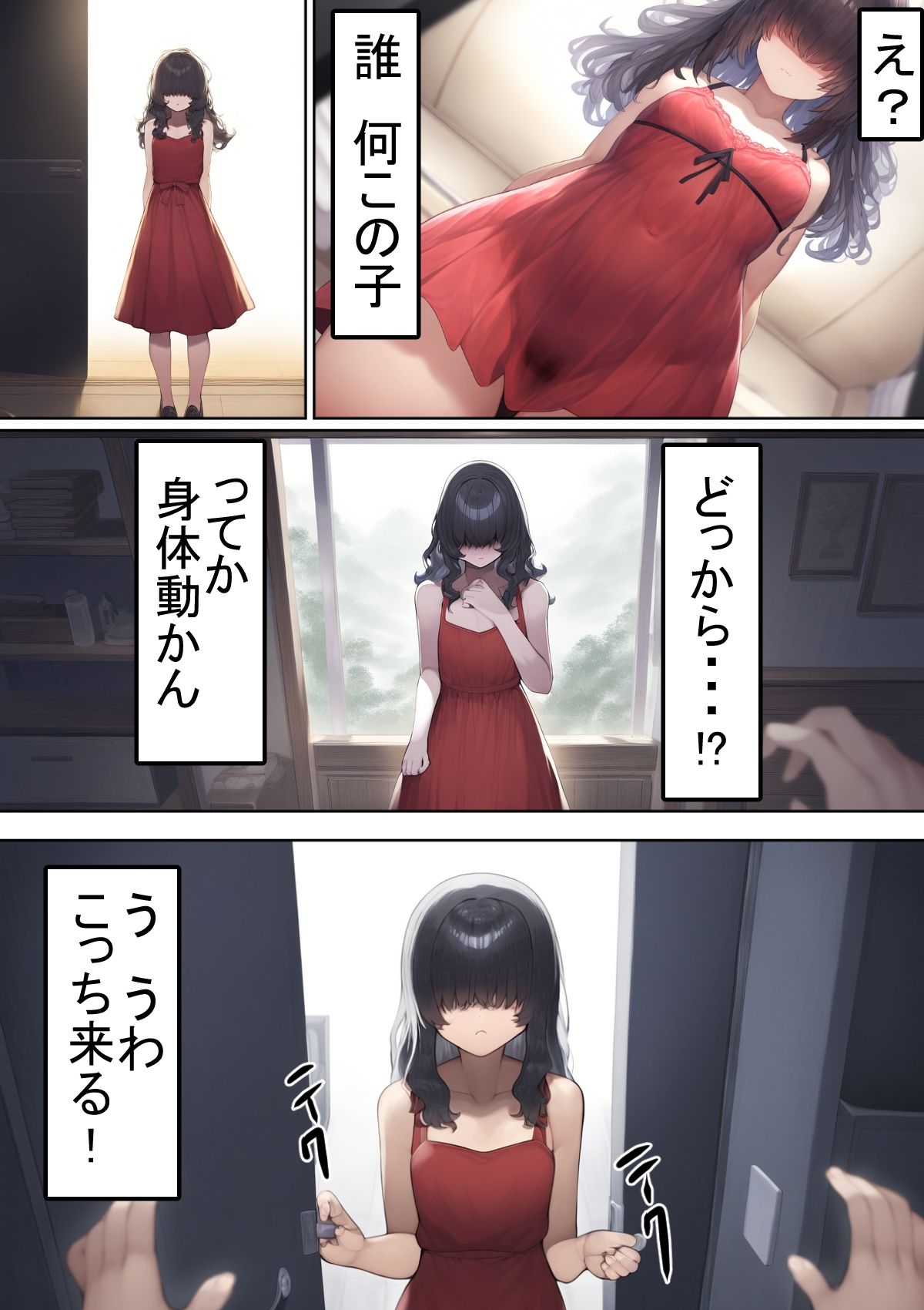 サンプル画像2:愛してくれないと呪ってくる怨霊ちゃん(えびくらげ) [d_470097]