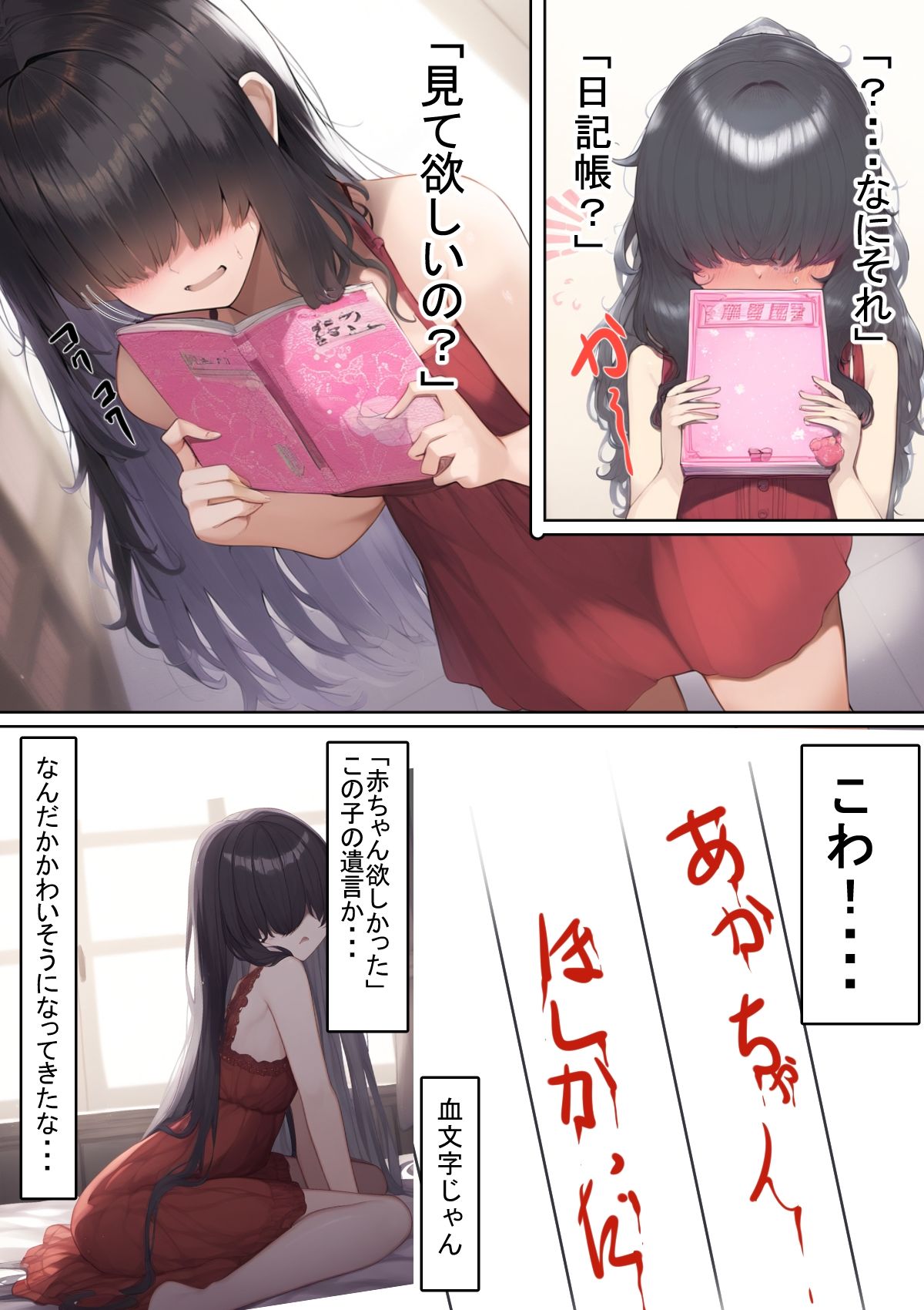 サンプル画像5:愛してくれないと呪ってくる怨霊ちゃん(えびくらげ) [d_470097]