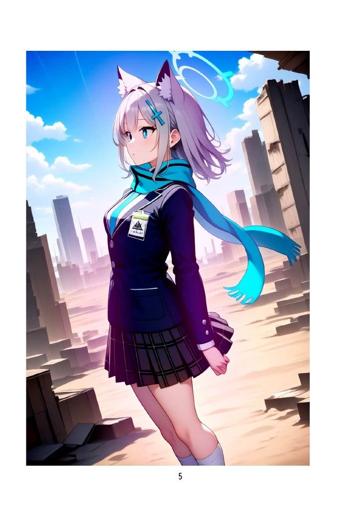 サンプル画像6:【小説版】日常が『先生』に浸食された日 シロコ編(ほしあかりワークス) [d_470335]