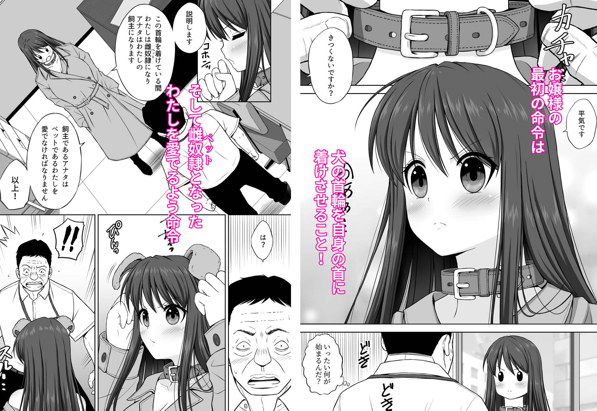 サンプル画像4:追出し部屋に配属されたら社長令嬢の命令で飼主にされた部下(つじもと庵) [d_470410]