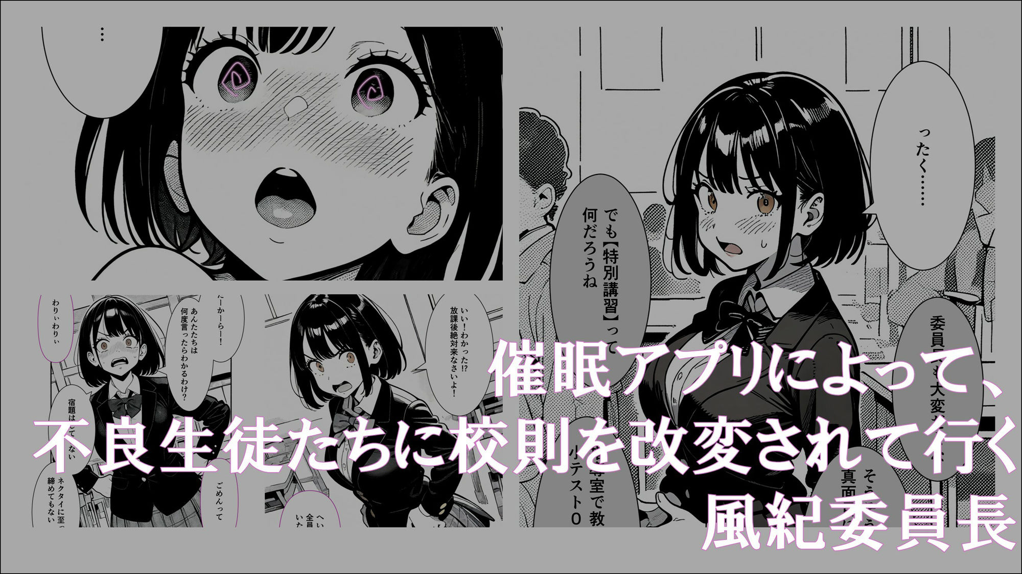 サンプル画像1:【学生常識改変】風紀委員長から淫乱委員長になった私の記録2 勃起処理が当たり前になった日(ほしあかりワークス) [d_470433]