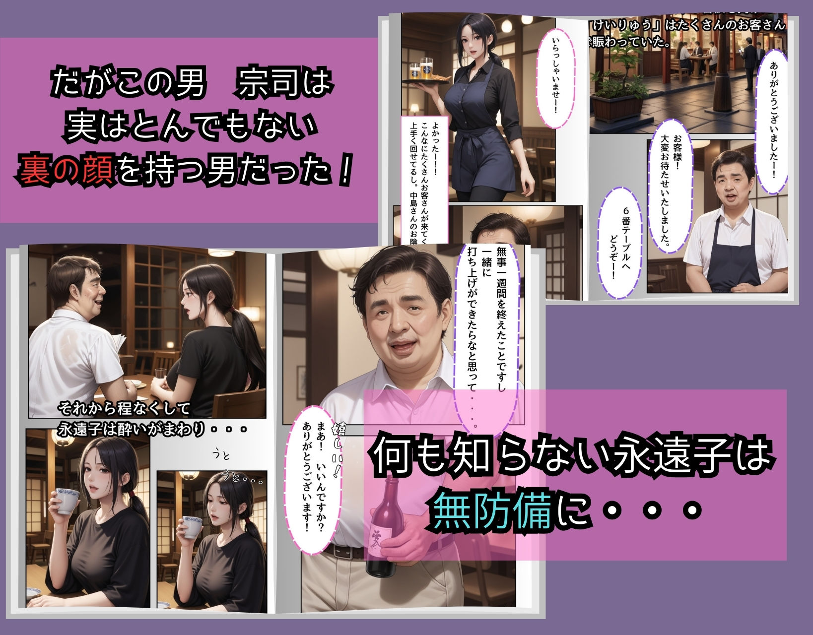 サンプル画像3:〜寝取られた妻と娘〜腹黒オヤジに支配された澤村家【清楚系美人妻寝取られ編】(くりきんとん) [d_470776]