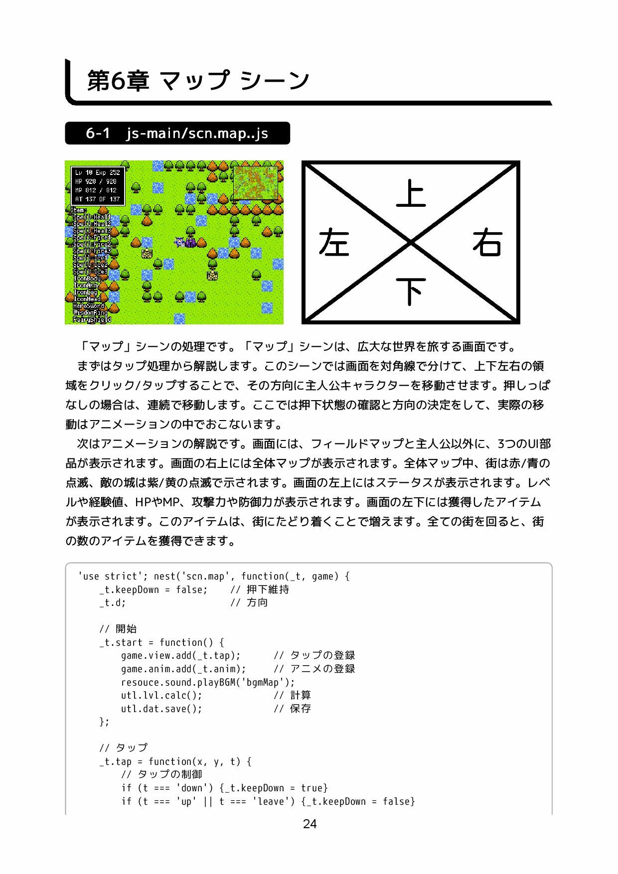 サンプル画像5:レトロ風RPG フルスクラッチ開発 全コード(るてんのお部屋) [d_471189]