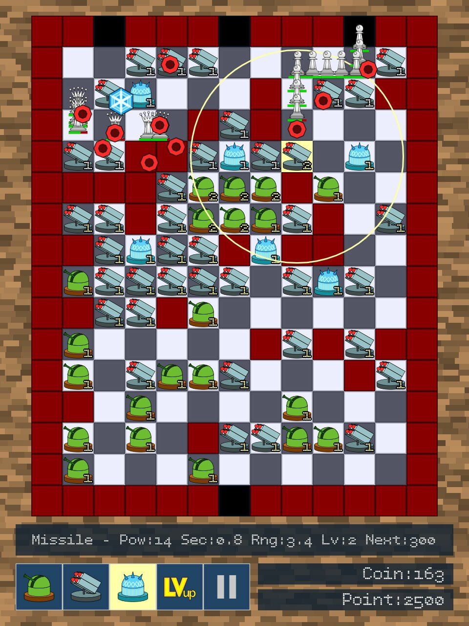 サンプル画像2:HTML5とJavaScriptで作る タワーディフェンス 全コード(るてんのお部屋) [d_471378]