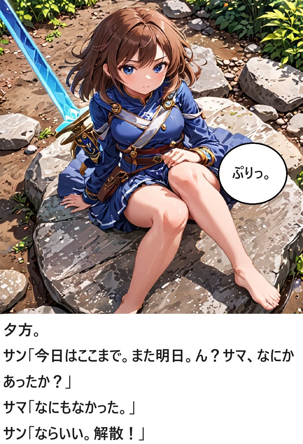 サンプル画像5:聖騎士ファンタジー7〜10(サン・マテリアル) [d_471578]