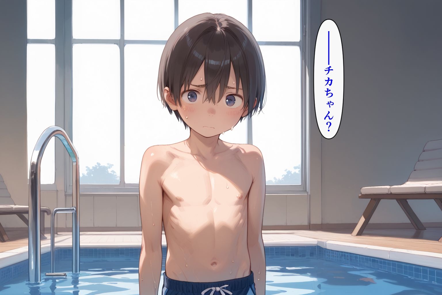 サンプル画像5:種付けおじさんは人類を救いたい 水泳少女孕ませ編(AIシコリえっち) [d_471676]