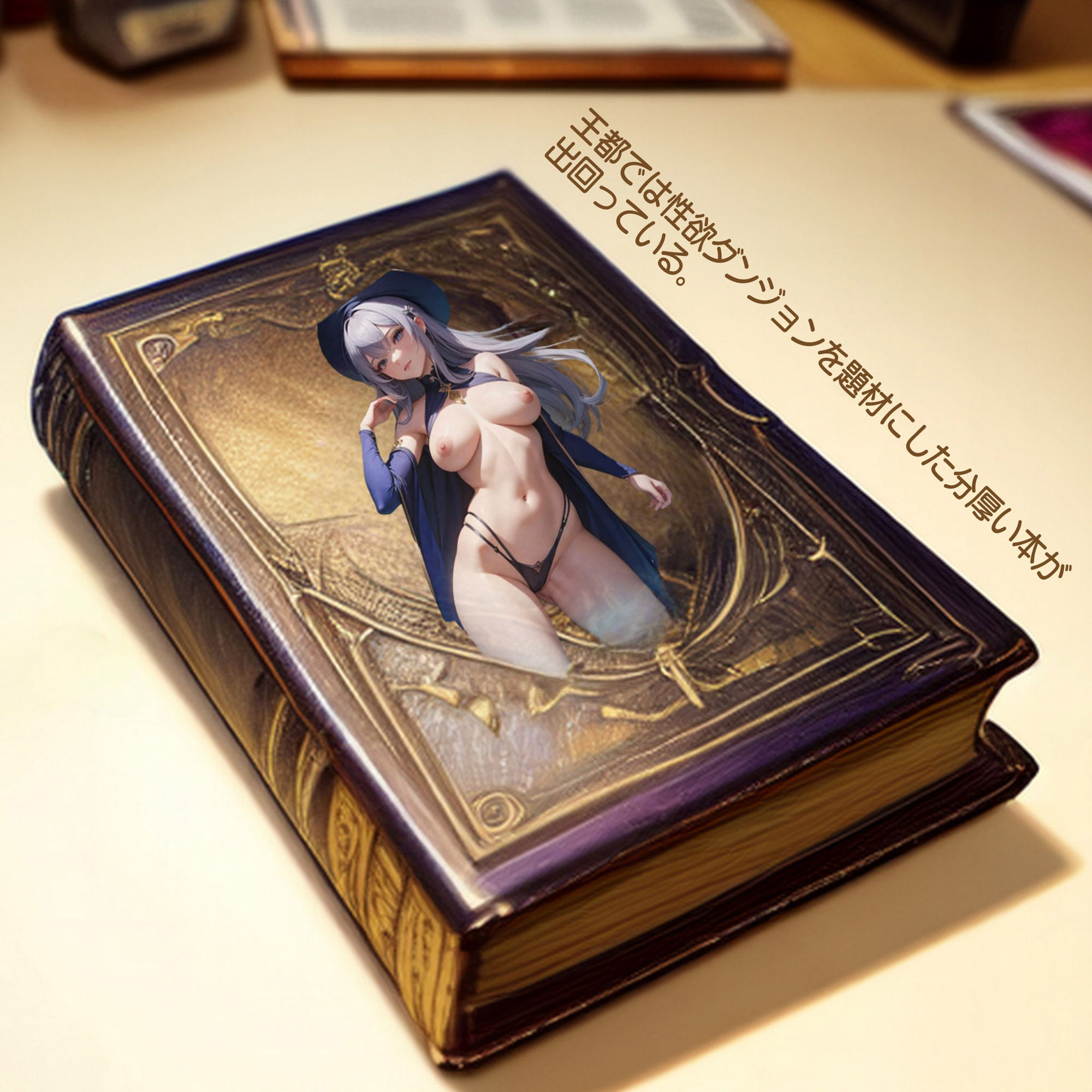 サンプル画像3:性欲ダンジョン 魔獣・冒険者の宴げ(闇妖精) [d_471684]