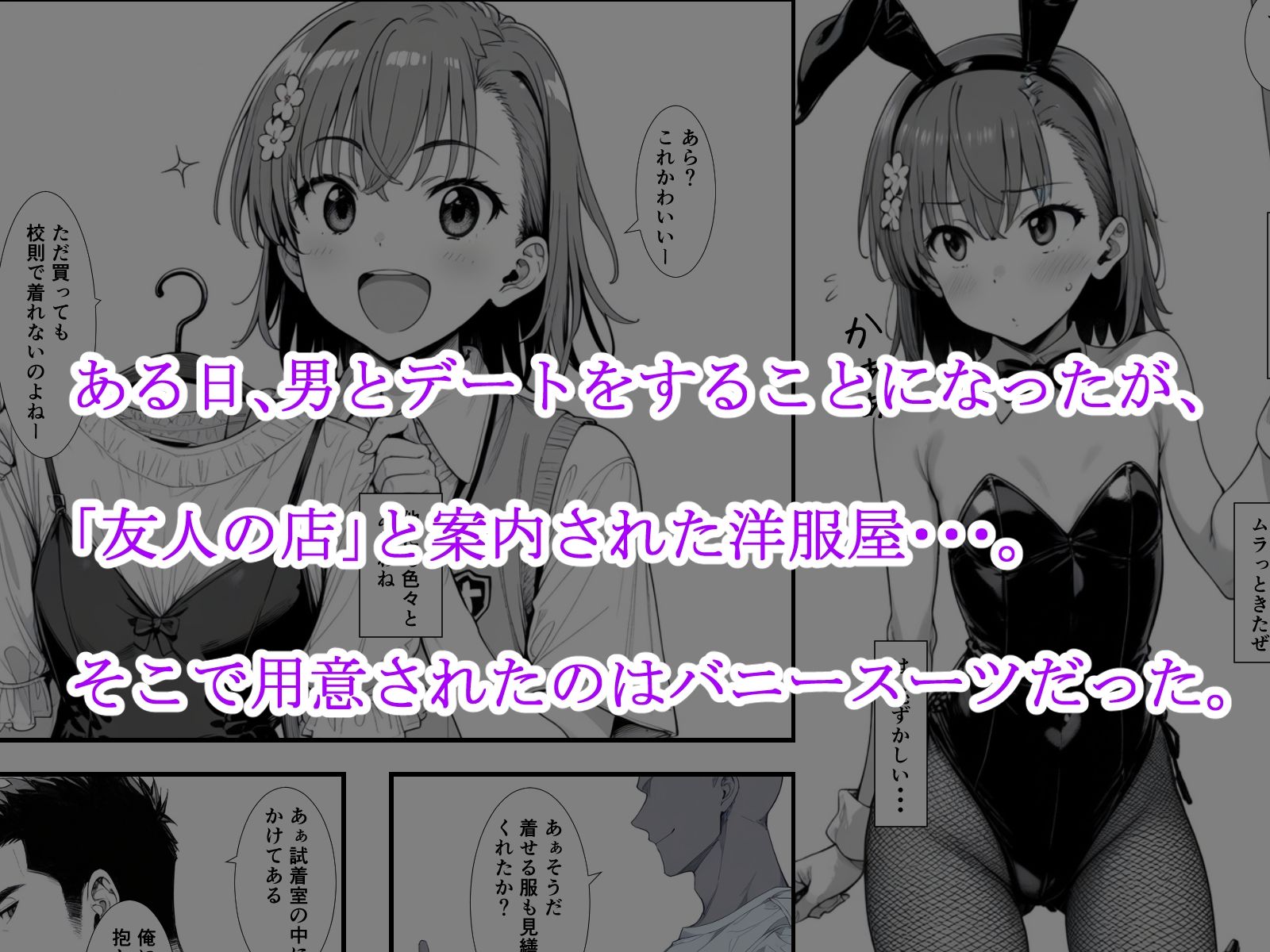 サンプル画像3:とあるLEVEL2の精神操作 -御〇美琴編- その2(妄想リアリティ) [d_472246]