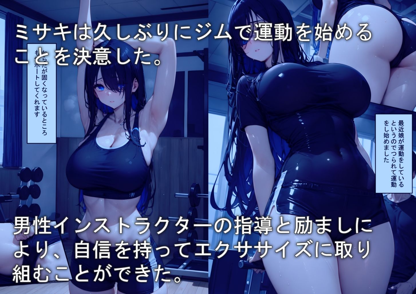 サンプル画像1:母がジムに通い始める話(ヘコヘコ) [d_472325]